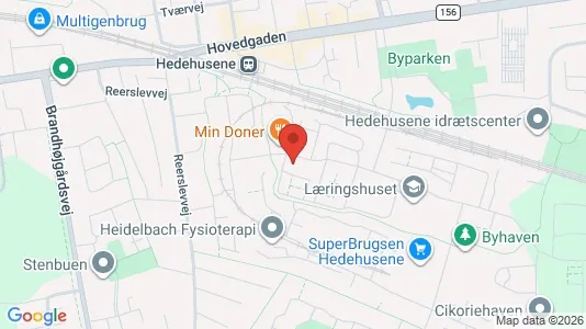 Apartments for rent i Hedehusene - kort over placeringen