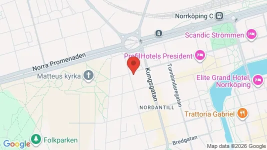 Apartments for rent i Norrköping - kort over placeringen