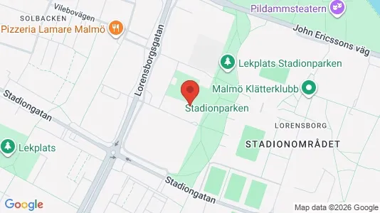 Apartments for rent i Malmö City - kort over placeringen