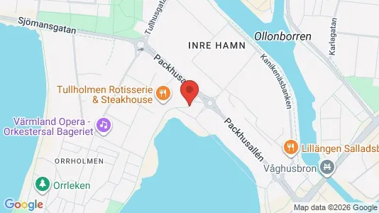 Apartments for rent i Karlstad - kort over placeringen