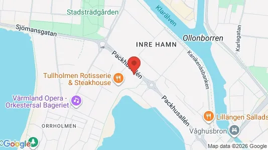 Apartments for rent i Karlstad - kort over placeringen