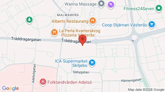 Apartments for rent i Västerås - kort over placeringen