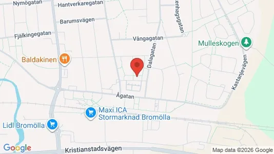 Apartments for rent i Bromölla - kort over placeringen