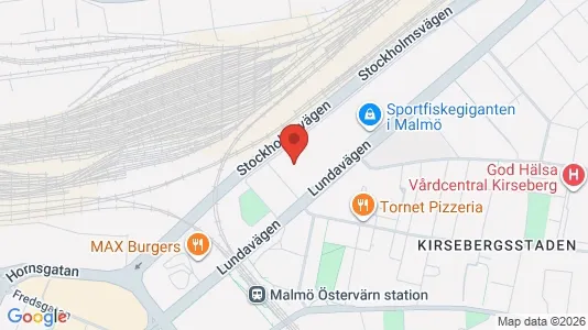 Apartments for rent i Kirseberg - kort over placeringen