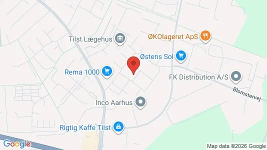 Apartments for rent i Tilst - kort over placeringen