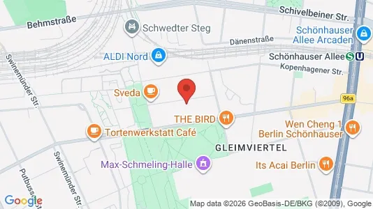 Apartments for rent i Berlin Pankow - kort over placeringen