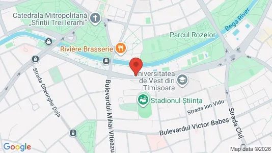 Apartments for rent i Timişoara - kort over placeringen