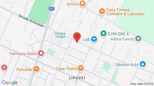 Apartments for rent i Timişoara - kort over placeringen