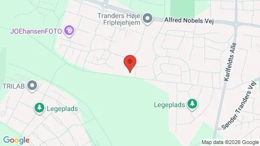 Apartments for rent i Aalborg Øst - kort over placeringen