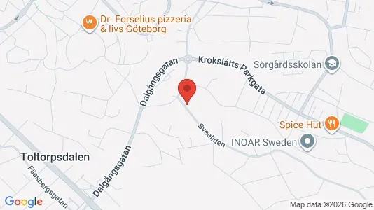 Apartments for rent i Mölndal - kort over placeringen