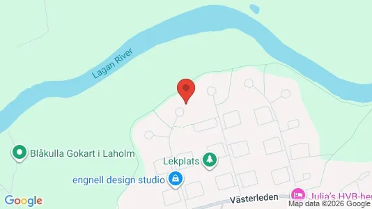 Apartments for rent i Laholm - kort over placeringen