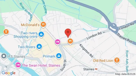 Apartments for rent i Staines-upon-Thames - Middlesex - kort over placeringen