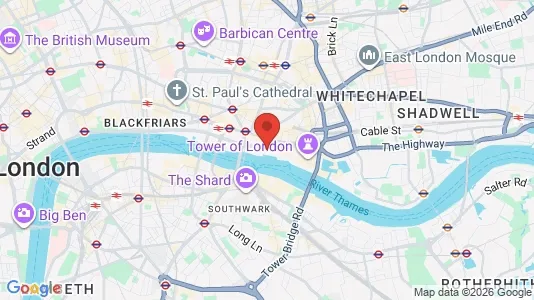Apartments for rent i London EC3R - kort over placeringen
