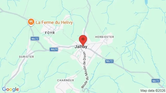 Houses for rent i Jalhay - kort over placeringen