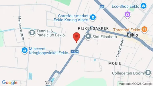 Apartments for rent i Eeklo - kort over placeringen