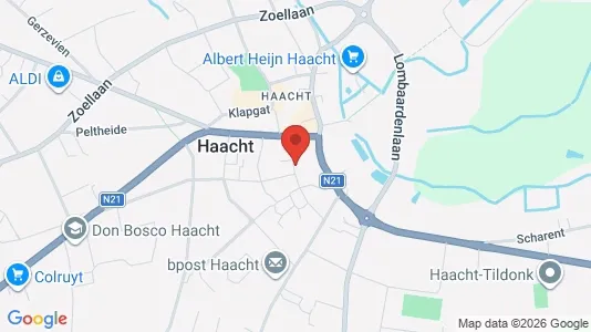 Apartments for rent i Haacht - kort over placeringen