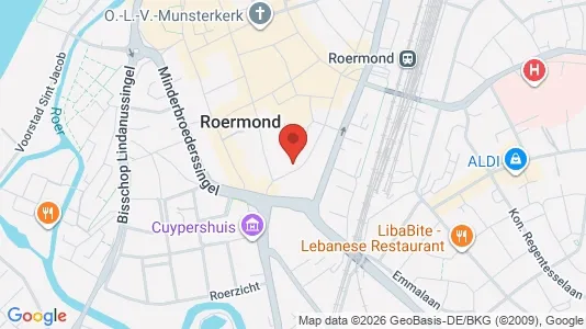 Apartments for rent i Roermond - kort over placeringen