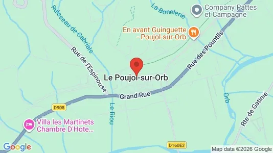 Apartments for rent i Béziers - kort over placeringen