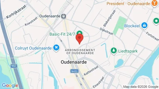 Apartments for rent i Oudenaarde - kort over placeringen