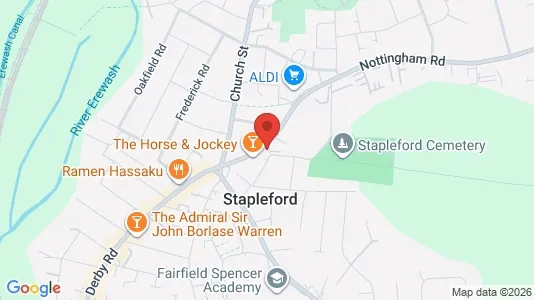 Apartments for rent i Nottingham - Nottinghamshire - kort over placeringen