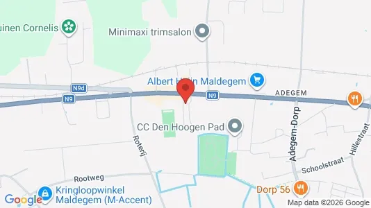 Apartments for rent i Maldegem - kort over placeringen