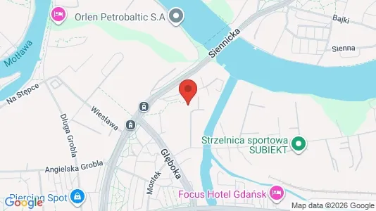 Apartments for rent i Gdańsk - kort over placeringen