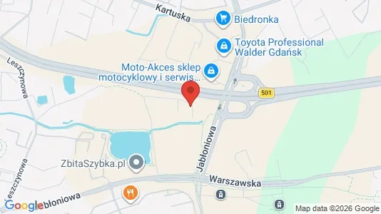 Apartments for rent i Gdańsk - kort over placeringen