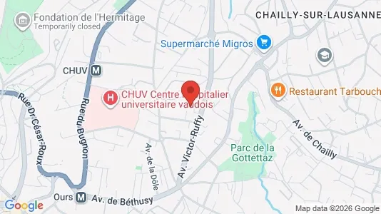 Apartments for rent i Lausanne - kort over placeringen
