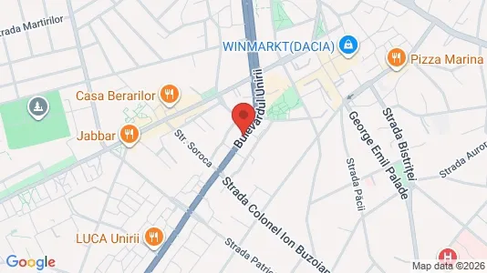 Apartments for rent i Buzău - kort over placeringen
