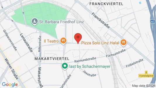 Apartments for rent i Leonding - kort over placeringen