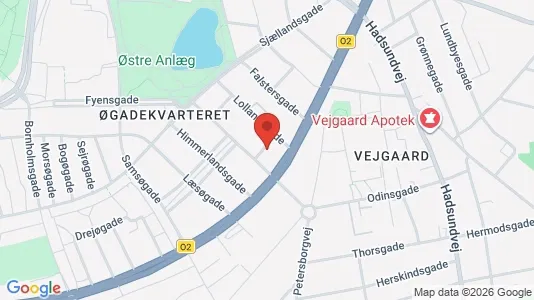 Apartments for rent i Aalborg Center - kort over placeringen