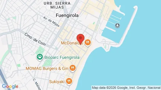 Apartments for rent i Fuengirola - kort over placeringen