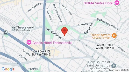 Apartments for rent i Neapoli-Sykies - kort over placeringen