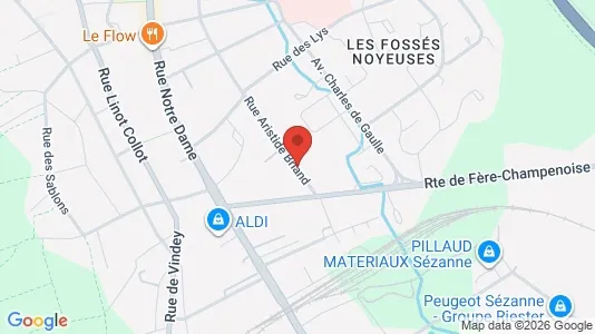 Apartments for rent i Épernay - kort over placeringen