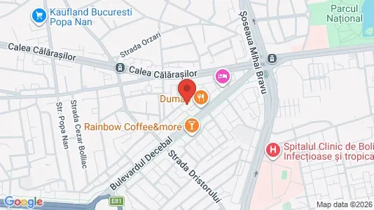 Apartments for rent i Bucharest - Sectorul 3 - kort over placeringen