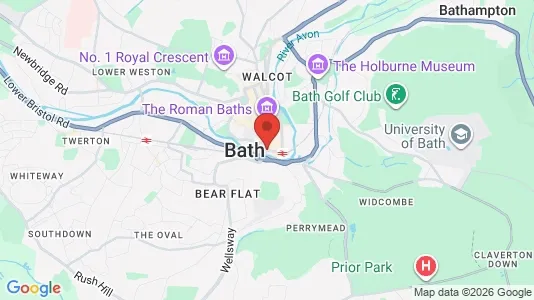 Apartments for rent i Bath - Avon - kort over placeringen