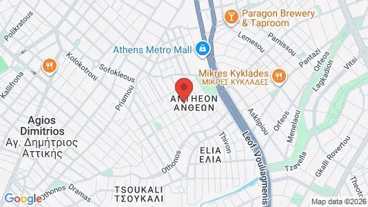 Apartments for rent i Agios Dimitrios - kort over placeringen