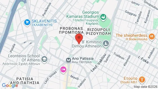 Apartments for rent i Athens Agios Nikolaos - kort over placeringen