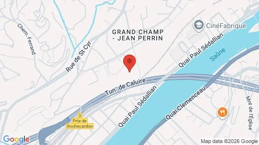 Apartments for rent i Lyon - kort over placeringen