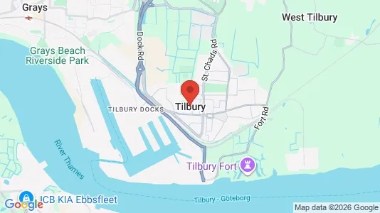 Houses for rent i Tilbury - Essex - kort over placeringen