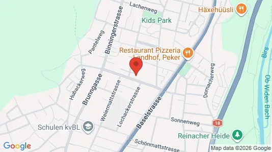 Apartments for rent i Arlesheim - kort over placeringen