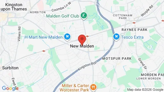 Apartments for rent i New Malden - Surrey - kort over placeringen