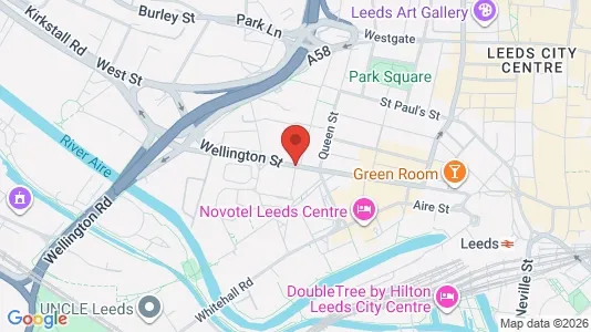 Apartments for rent i Leeds - West Yorkshire - kort over placeringen