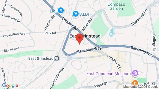 Apartments for rent i East Grinstead - West Sussex - kort over placeringen