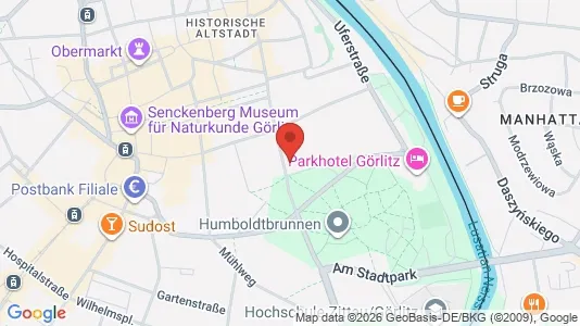 Apartments for rent i Görlitz - kort over placeringen