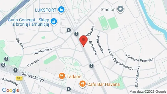 Apartments for rent i Warszawa Żoliborz - kort over placeringen
