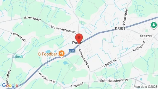 Apartments for rent i Putte - kort over placeringen