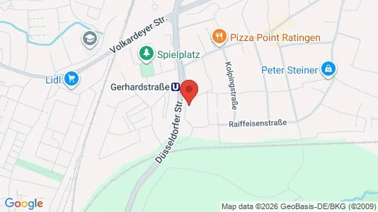 Apartments for rent i Mettmann - kort over placeringen