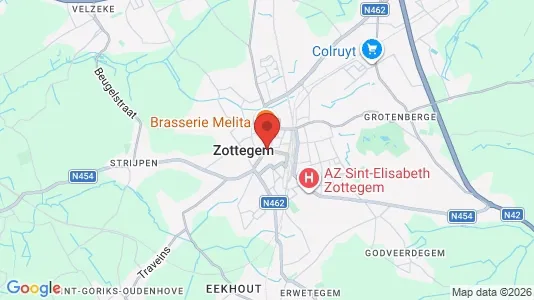 Houses for rent i Zottegem - kort over placeringen