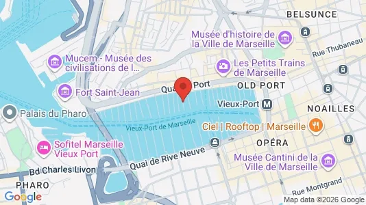 Apartments for rent i Marseille 2ème arrondissement - kort over placeringen